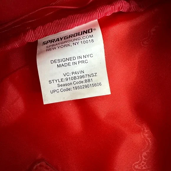 Sprayground Shark Mouth Fanny Pack Designer Belt Bag Crossbody Bag - Picture 16 of 16